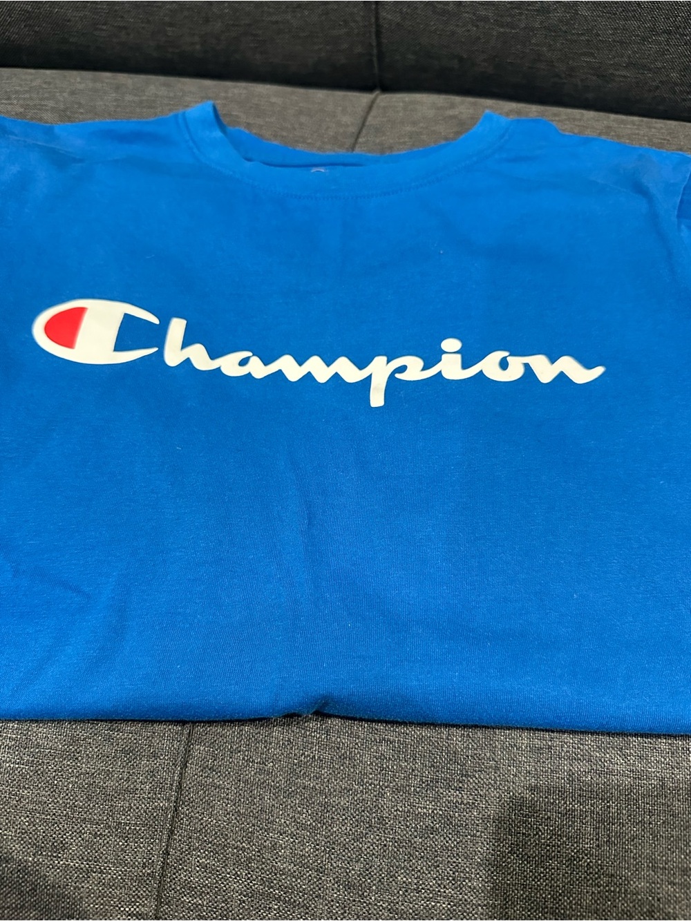 Champion Kids Royal Blue Logo Tee